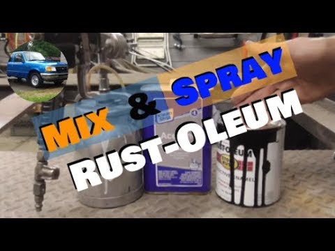 How to Mix Rustoleum Paint for Spray Gun