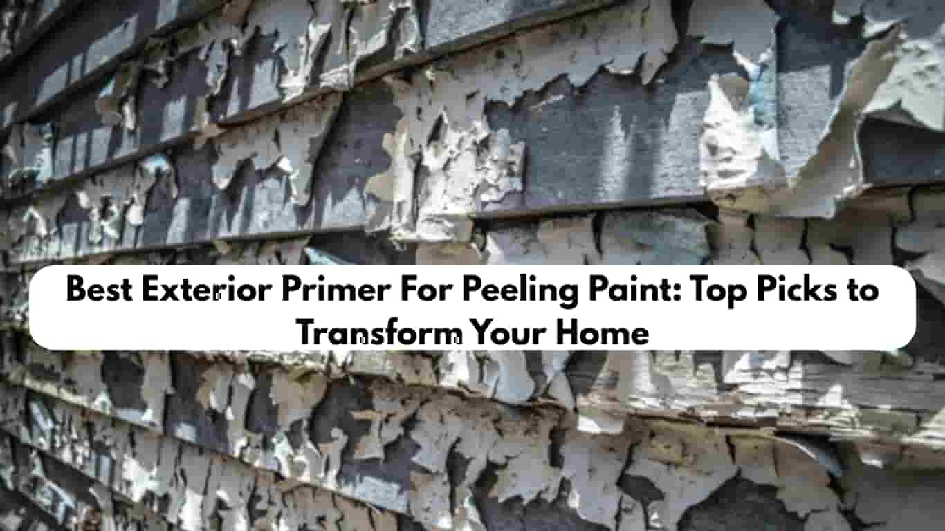 Best Exterior Primer For Peeling Paint